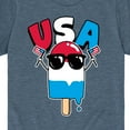 thumbnail image 3 of Instant Message - USA Popcicle - Toddler & Youth Short Sleeve Graphic T-Shirt, 3 of 6