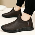 thumbnail image 3 of Men's Winter Thermal Fleece-Lined Shoes - Anti-Slip PVC Sole, Thickened Warm Long Boots with Round Toe & Brown -like Upper for,, Casual Wear - One-Size-Fits-All (-like), Winter Shoes For Men, Winter, 3 of 6