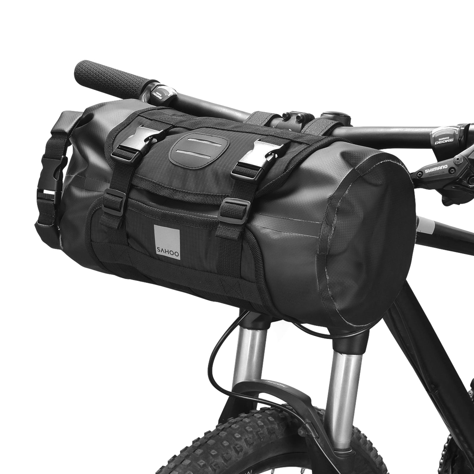 Details about   ROCKBROS Waterproof Bicycle Front Pannier Large Capacity Bike Roll Handlebar Bag 