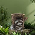 thumbnail image 4 of Zmoon Raccoon Flower Pot, 4 of 8