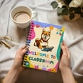 thumbnail image 3 of Welcome to Shiba Inu Classroom Teacher Dog Mom Spiral Bound Journal Shibas Dog Lovers Gifts Idea 5x7in Spiral Notebook - 02015, 3 of 5