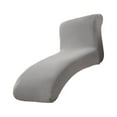 thumbnail image 1 of Housses de Chaise Longue Intérieure Housse Extensible pour Salon Chambre Gris, 1 of 8