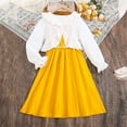 thumbnail image 6 of LNMQLPDBS Dresses Sets for Girls Halter Ruffle Flowy Dress & Layered Ruffle Long Sleeve Sun Protection Coat 2pcs Outfits Trendy Summer Clothes Set for Going Out and Family Photo Yellow 8-9 Years, 6 of 6