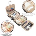 thumbnail image 3 of Neceser de Viaje para Hombre y Mujer, Bolsa de Cosmeticos de Viaje, Makeup Bag de Gran Capacidad, Bolsa de Maquillaje Portátil, Bolsa de Aseo con Asa, Bolsa Organizadora de Cosmeticos (Negro), 3 of 4