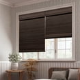 thumbnail image 7 of LUCKUP Cordless Bamboo Roman Blinds Shades for Indoor Windows-Blackout Room Darkening Roman Blinds with 6" Valance Cover Enhanced Privacy, 28" W x 64" H, 7 of 7
