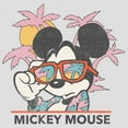 thumbnail image 2 of Women's Mickey & Friends Beach Ready Mickey Mouse  Racerback Tank Top White Heather Medium, 2 of 4