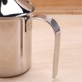 thumbnail image 5 of Slog de leche manual de acero inoxidable, espuma de leche de tiro manual con pantalla de filtro para capuchino capuchino caliente, capacidad de 14 oz (400 ml) esquí esquí Gafas de esquí, 5 of 5