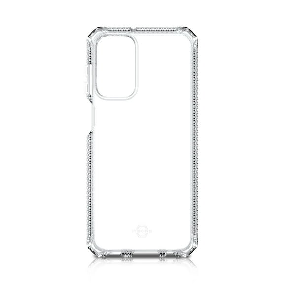 ITSKINS SPECTRUM-R CASE FOR GALAXY A23 5G (USA) - 100% RECYCLED MATERIALS - CLEAR SERIES - TRANSPARENT