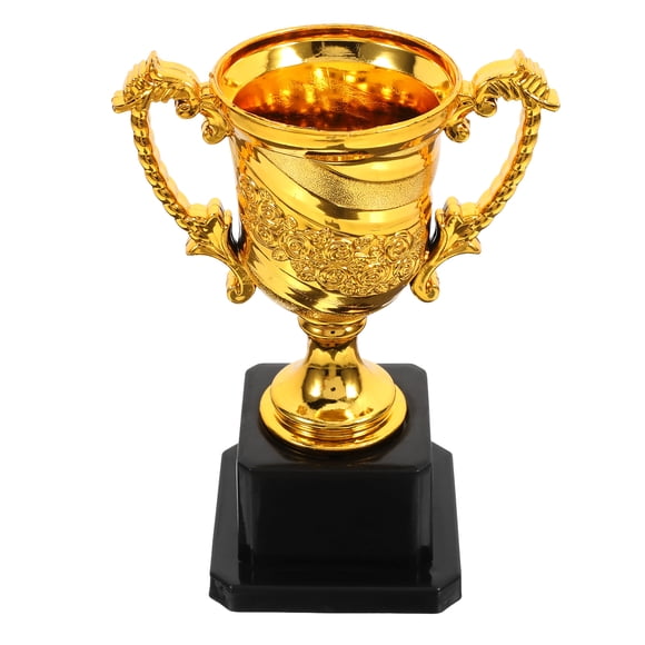 Milisten Small Trophy Cup for Award Ceremony Competitions Trophy Creative Shaped Trophy Decor Plastic Trophy Prop for Party Events