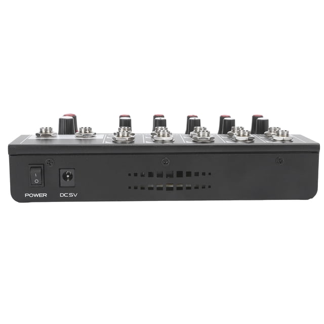 Aplicación Ancha Del Mezclador De Sonido Material De Metal Mezclador De 10 Canales Conveniente Para Usar El Diseño Profesional De Tamaño Compacto Para El Hogar Web De Karaoke