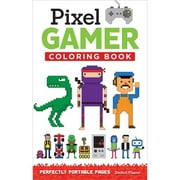 Design Originals Pixel Gamer Adult Coloring Book