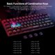 thumbnail image 5 of Teclado Mecánico BAJEAL Compacto de 61 Teclas BT5.0 con Teclas de Doble Inyección, Rollover de 26 Teclas, Efectos de Retroiluminación LED, Interruptores Azules, Negro, 5 of 7