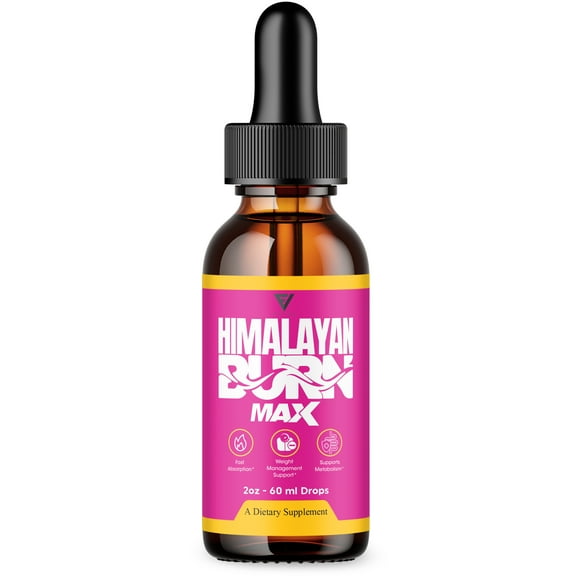 Himalayan Burn Max Drops, Himalaya Burn Max Advanced Supplement (2oz)