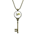 thumbnail image 1 of Like Sports Entraînement Physique Collier Clé Équilibré Pendentif Plateau Chaîne Ornée, 1 of 3