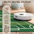thumbnail image 6 of Design&I 3'x5' Washable Accent Rug Soccer Layout Field Centered Pitch Lines Door Center Goal Markings for Bedroom, Walk-in Closet, Pet Friendly & Non-Slip Built-In Grip, 6 of 7
