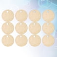 thumbnail image 5 of YIHONGMU 50pcs Round Wooden Discs with Holes for DIY Crafts (2cm), 5 of 6