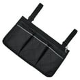 thumbnail image 3 of Bolsa lateral para silla de ruedas Reposabrazos reflectante Bolsa lateral para colgar Organizador de almacenamiento portátil, Negro Speravity  HA003792-01, 3 of 7