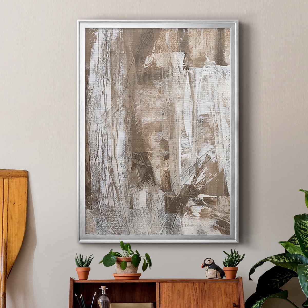 Bronzed I Premium Framed Print, in Gold, Black, or Silver - Ready to Hang
