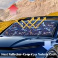 thumbnail image 3 of Yuyamidu Dragonfly Windshield Sunshade for Women Sun Visor Foldable Front Window Shield Sunshade Portable Automobile Interior Sun Protection for Large Car SUV Sedan, 3 of 7