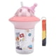 thumbnail image 1 of Botella de agua infantil, botella de agua de 450 ml con botella de agua con botella de agua con pajita y cordón Rendimiento finamente ajustado, 1 of 8