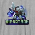 thumbnail image 2 of Boy's Transformers: EarthSpark Megatron Badge Graphic Tee Athletic Heather Small, 2 of 5