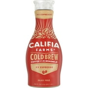 Califia Farms XX Espresso Cold Brew Coffee with Almond Milk, 48 Fluid Ounce -- 6 per case.