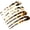 Style3, variant on 6 Pieces 87 mm Hair Fork Clip Stick Hair Side Comb Hairpin Hair Bun Updo Hair Sticks Alloy 4 Prong Bun Hair Pins Clips Grips for Women Hair Styling Tool Accessories (Gold, Silver and Rose Gold)large