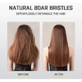 thumbnail image 5 of Halovida Detangling Hair Brush, Double Layer Design with Boar Bristles, Scalp Massage Brush, Chrome, 5 of 5
