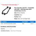 thumbnail image 2 of Rear Sway Bar Link Kit 2 - Compatible with 2006 - 2009 Mercedes-Benz CLK350 Base 3.5L V6 2007 2008, 2 of 2