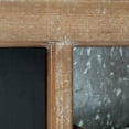 thumbnail image 3 of Kate and Laurel Idamae Wood Framed Chalkboard with Mail Holders and Key Hooks Wall Organizer, Rustic Brown, 3 of 5