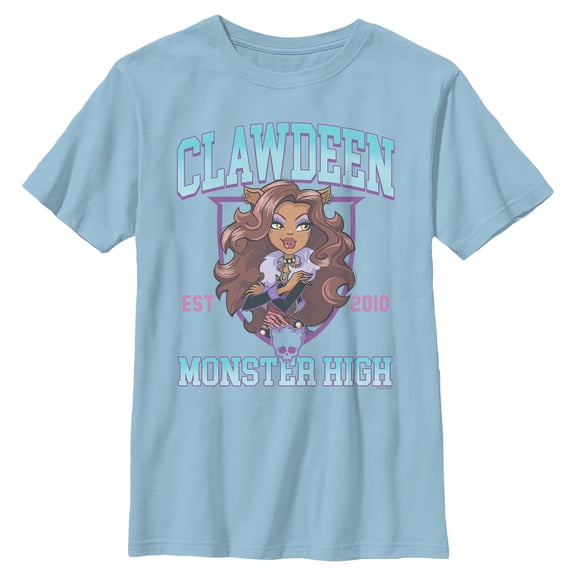 Boys Monster High Clawdeen Est 2010 T Shirt