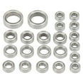 thumbnail image 3 of Kit de 22 cojinetes RC Jadeshay para Traxxas Acero inoxidable Plata, 3 of 14