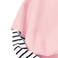 thumbnail image 6 of YunPes Children's Striped Patchwork Long Sleeved Two Piece Solid Color Top Tops Baby Girl, 6 of 6
