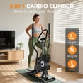 thumbnail image 3 of UPGO Pro Cardio Climber Stepping Elliptical Machine, 3 in 1 Elliptical, Total Body Fitness Cross Trainer with Hyper-Quiet Magnetic Drive System, 3 of 10