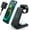 B-Black, variant on 3 in 1 Wireless Charging Station, 2025 Upgraded Fast Desk Charger Station for iPhone 16 15 14 13 12 Pro Max Plus, Charger Stand for Apple Watch 10 9 8 7 6 5 4 3 2 SE, Airpods 4 3 2 Pro