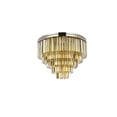 thumbnail image 3 of Elegant Lighting Sydney 32" 17 Light Royal Crystal Flush Mount, 3 of 9