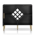 thumbnail image 4 of Furniture of America Tarte Wood Multi-Storage 4-Shelf Wine Buffet Server, Black, 4 of 11