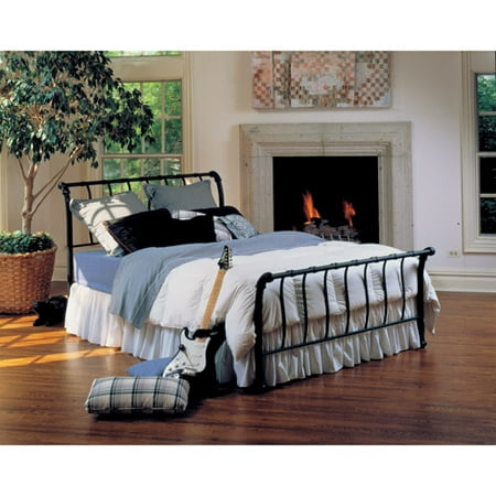 photo Metal Sleigh Bed Frame Queen hillsdale janis queen metal sleigh bed black