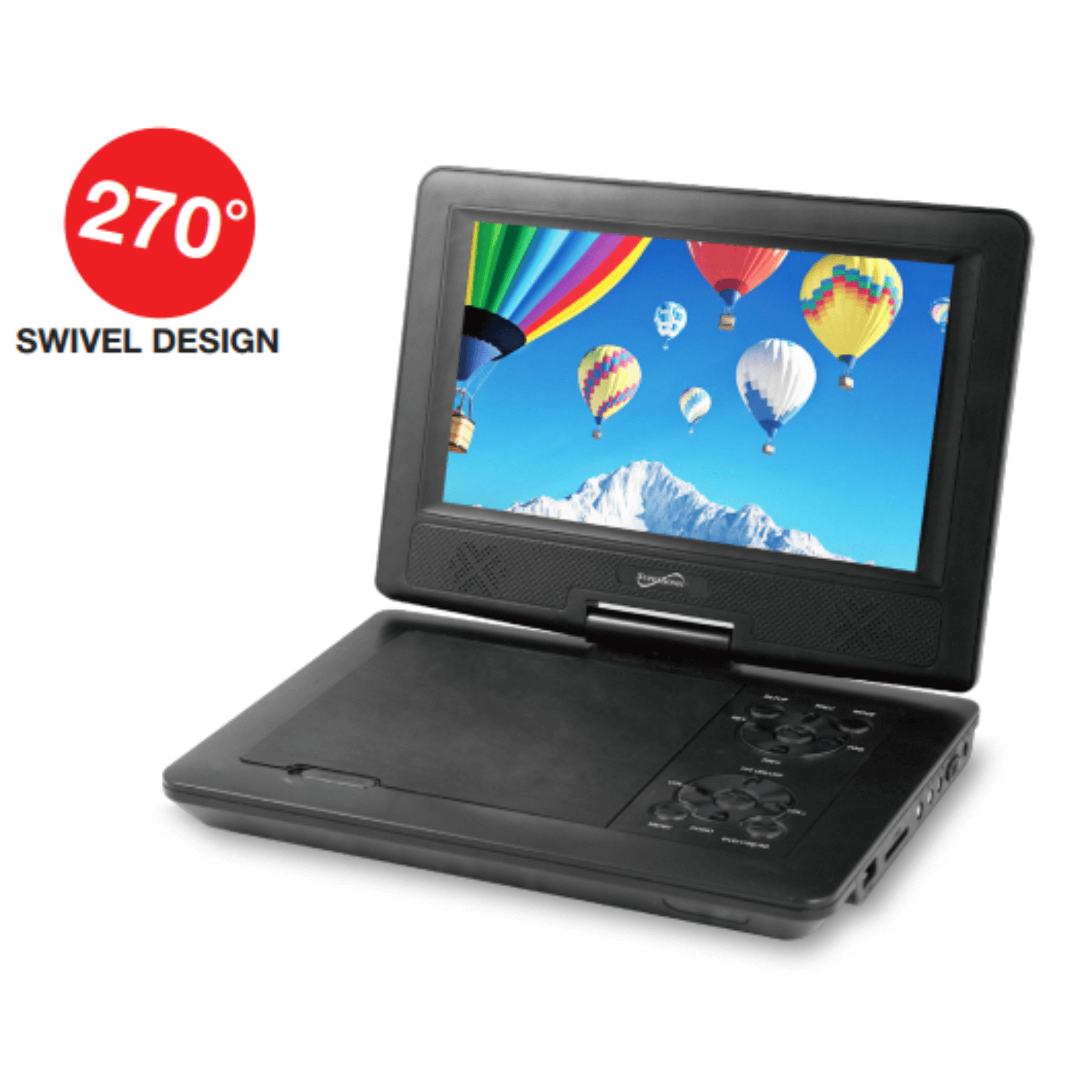 Supersonic 9" Portable DVD Player with Swivel Display - image 3 of 3