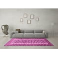 thumbnail image 3 of Ahgly Company Indoor Square Persian Pink Traditional Area Rugs, 5' Square, 3 of 4