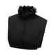 thumbnail image 5 of Corbatas desmontables para mujer, medias camisetas, corbatas falsas, corbatas de muñeca falsas de moda Negro, 5 of 8