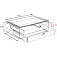thumbnail image 3 of Sorbus New Acrylic Cosmetics Makeup and Jewelry Storage Case X-Large Display Set with 2 Drawers, 3 of 7