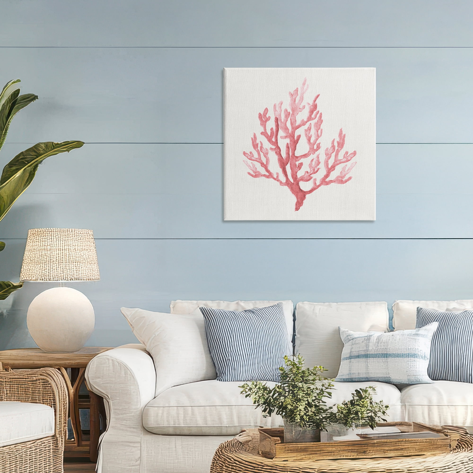 Stupell Industries Muted Pink Coral Branch Canvas Wall Art, design by Janet Tava