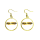 thumbnail image 1 of Ear Dangle Golden Drop Earring Jewelry Mujer Unbranded M, 1 of 3