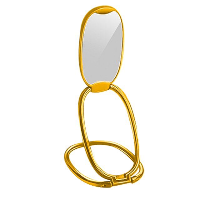 Soporte para teléfono móvil ovalado Anillo plegable Hebilla Palo retráctil Metal magnético