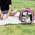 thumbnail image 6 of Pet Carrier for Large and Medium Cats, Soft-Sided Pet Carrier for Big Medium Cats and Puppy Dog Carriers Cat Carriers, Pet Privacy Protection Travel Carrier, 6 of 11