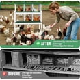thumbnail image 5 of Metal Chicken Nesting Boxes, Heavy-Duty Galvanized Steel Egg Laying Box with 6 Compartments, Rustproof, Easy to Install & Clean, Wall-Mountable Design for Poultry Coops- Green with Stand, 5 of 14