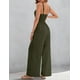 thumbnail image 3 of Mono AGERWAY, elegante de verano, con cuello en V, torcido, para mujer, verde militar, 3 of 8