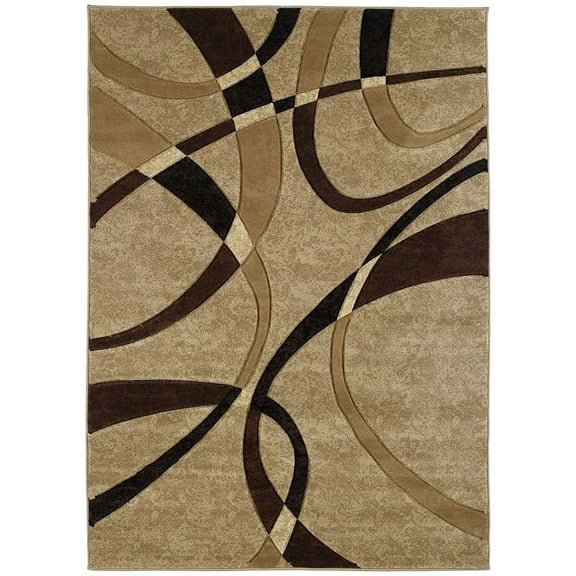 United Weavers Contours Area Rug 510-21351 La-Chic Chocolate 7' 10" x 10' 6" Rectangle