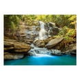thumbnail image 2 of Tiptophomedecor Peel and Stick Forest Wallpaper Wall Mural - Waterfall In Chiang Mai, Thailand - Removable Wall Decals, 2 of 3